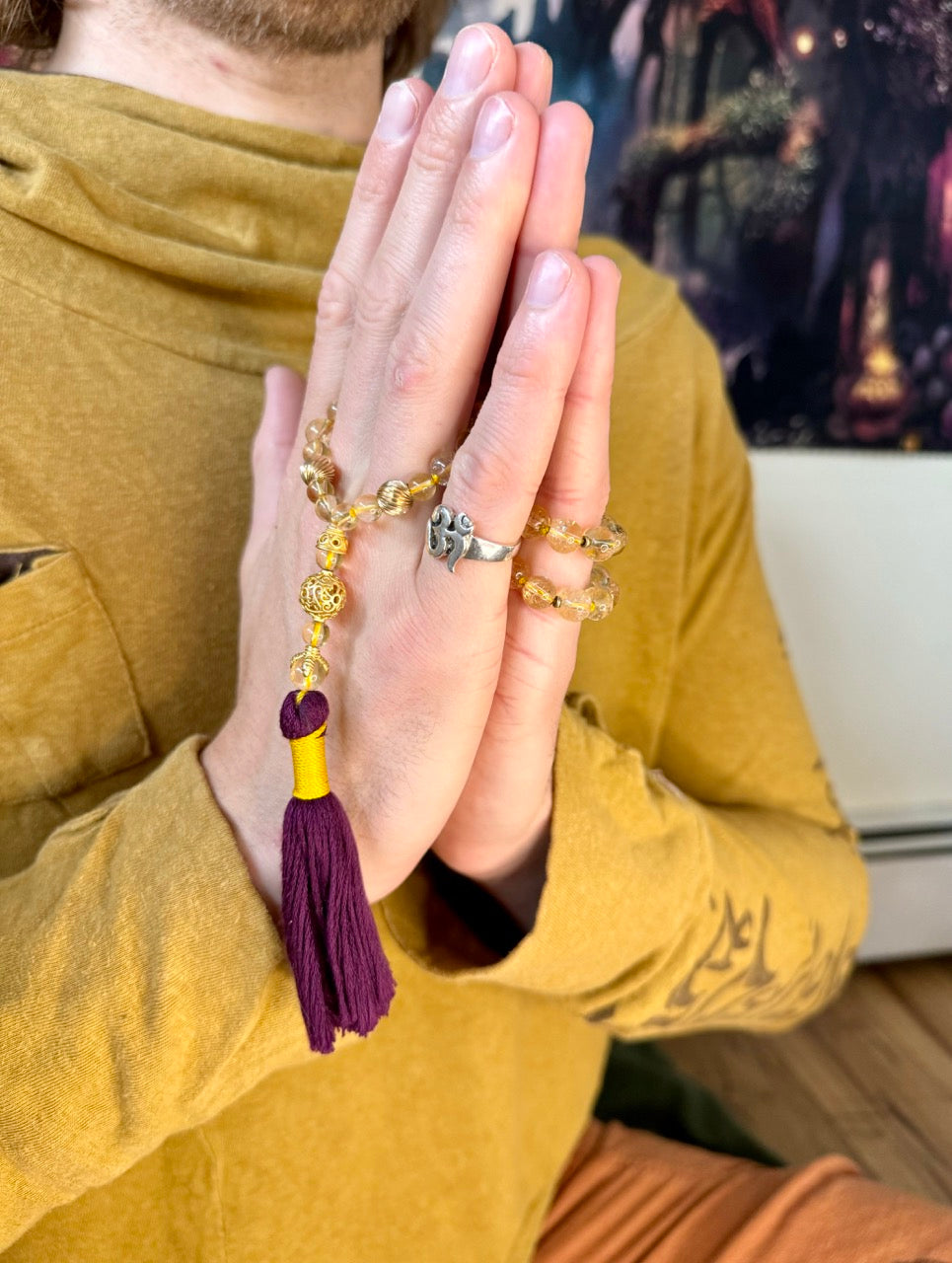 Asivana Yoga Jewelry Ring Mala spiritual Jewelry collection