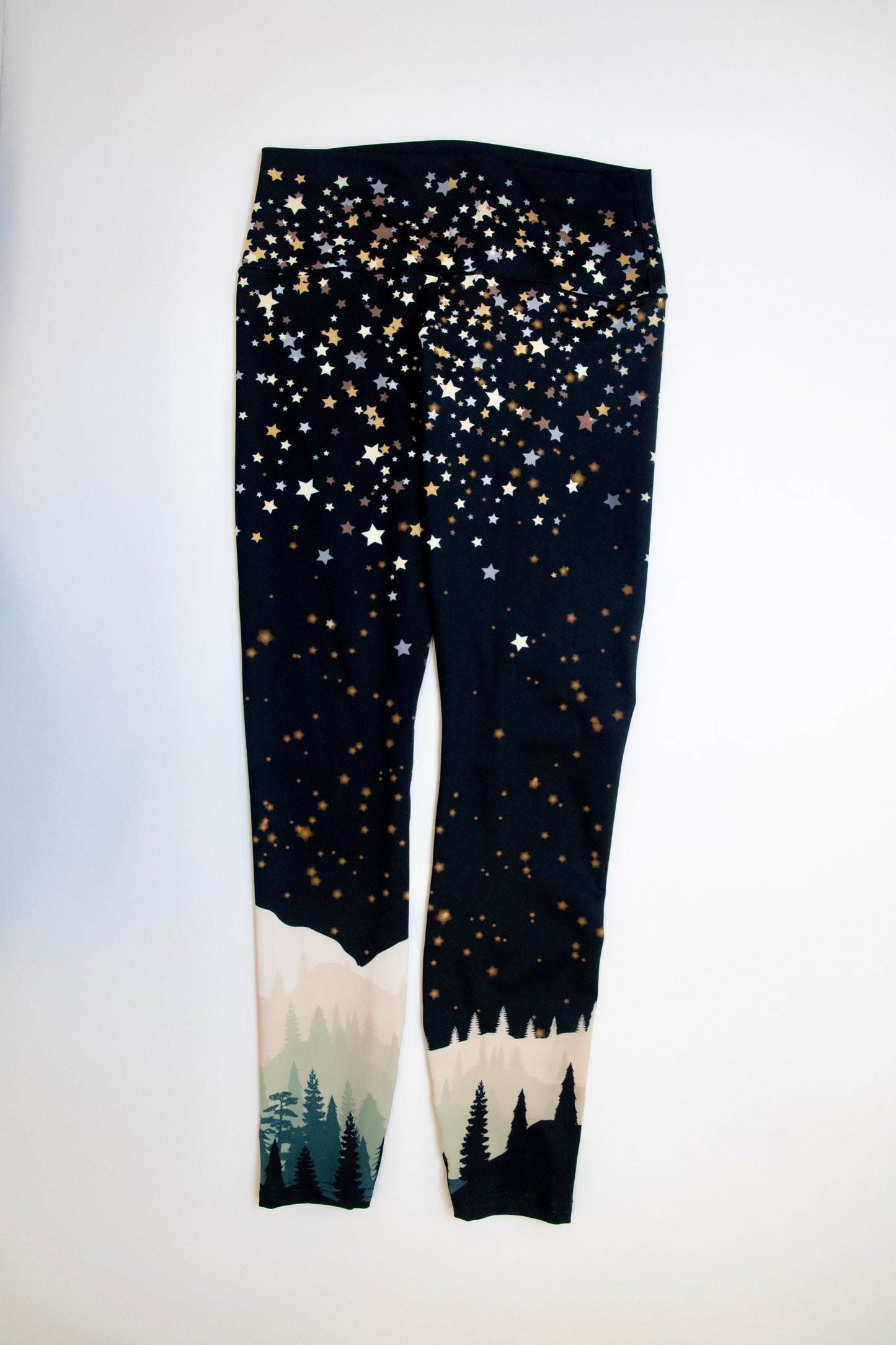 New Years Mountain Yoga Pants