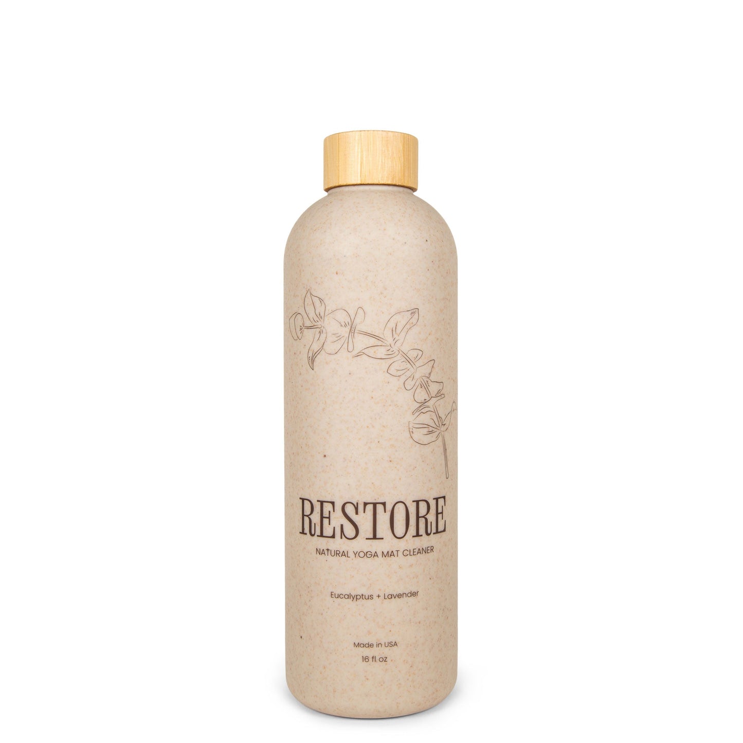 Natural Yoga Mat Cleaner 16oz Refill Restore