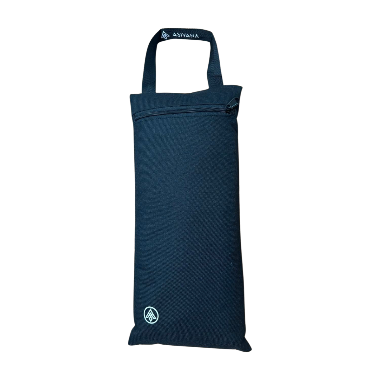 Asivana Yoga Company Sandbag Top Down View Onyx Black