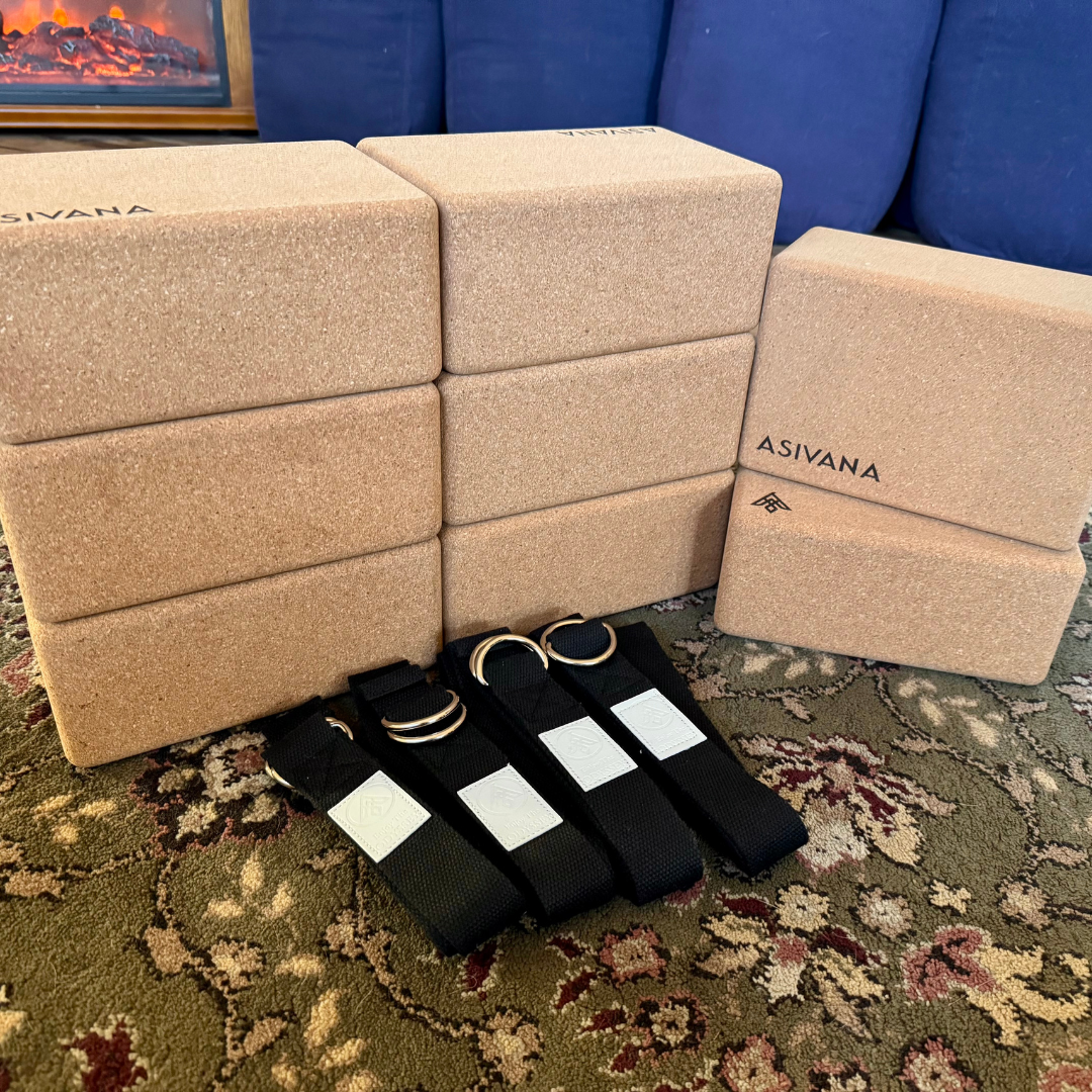 Basic Yoga Studio Block and Strap Kit (Full Kit)