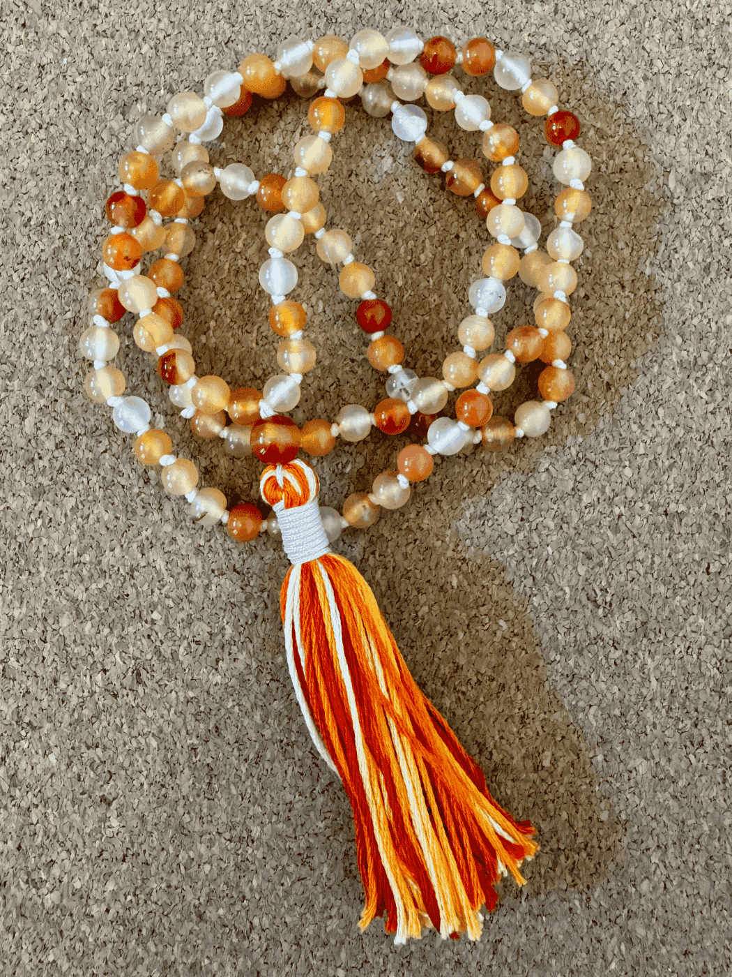 Carnelian 6mm Handcrafted Mala