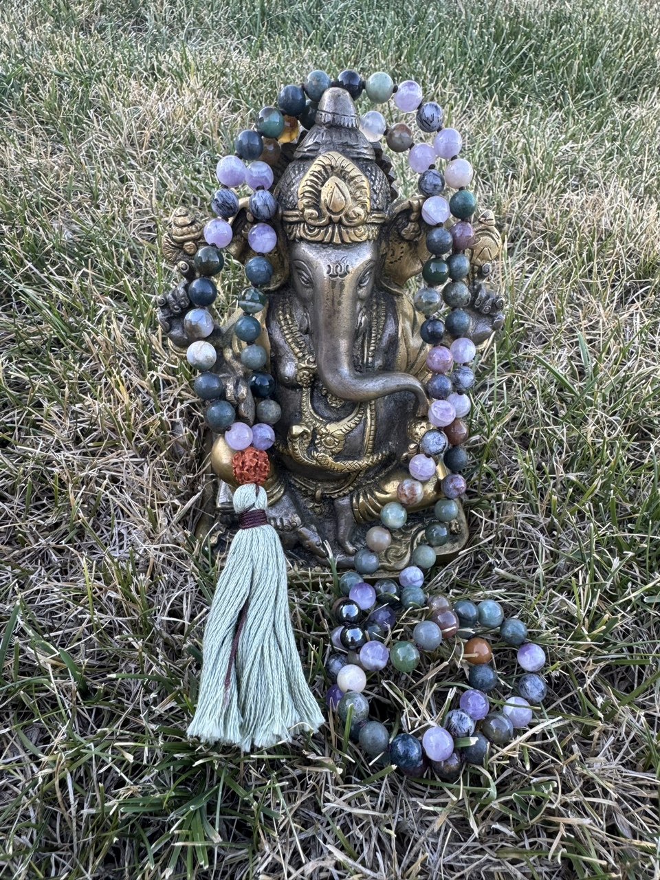 Order in Chaos - 8mm Handcrafted Mala on Ganesh