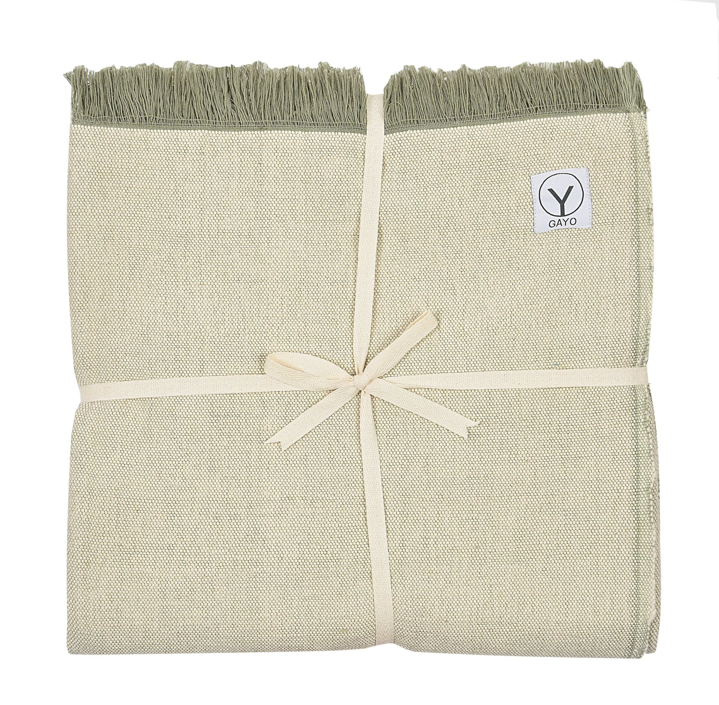 Organic Cotton Yoga Blanket Sage