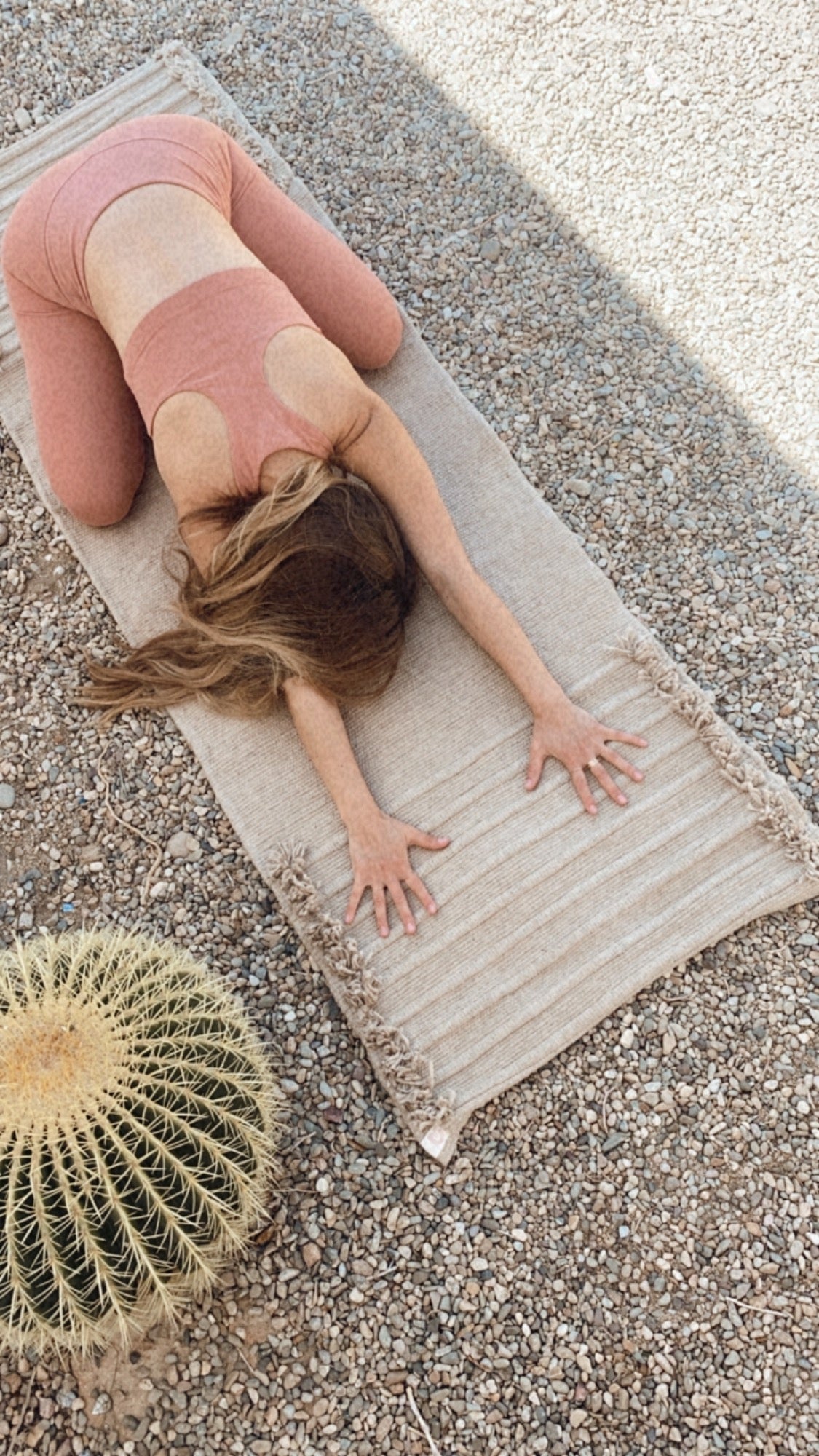 Herbal Yoga Rug - Clay Childs Pose