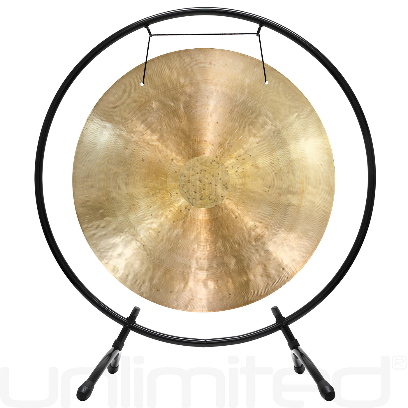24" Gongs on Holding Space Gong Stand Wind