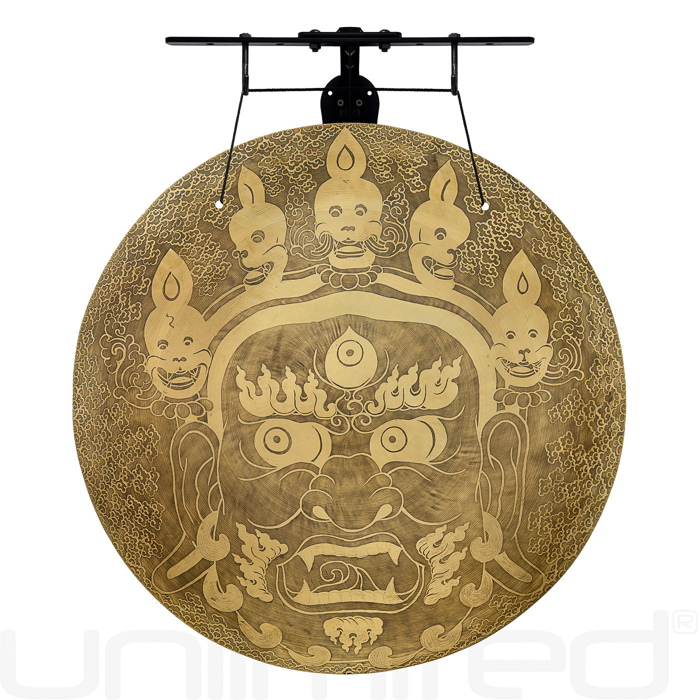 25" Bhairava Protection Gongs on Stands
