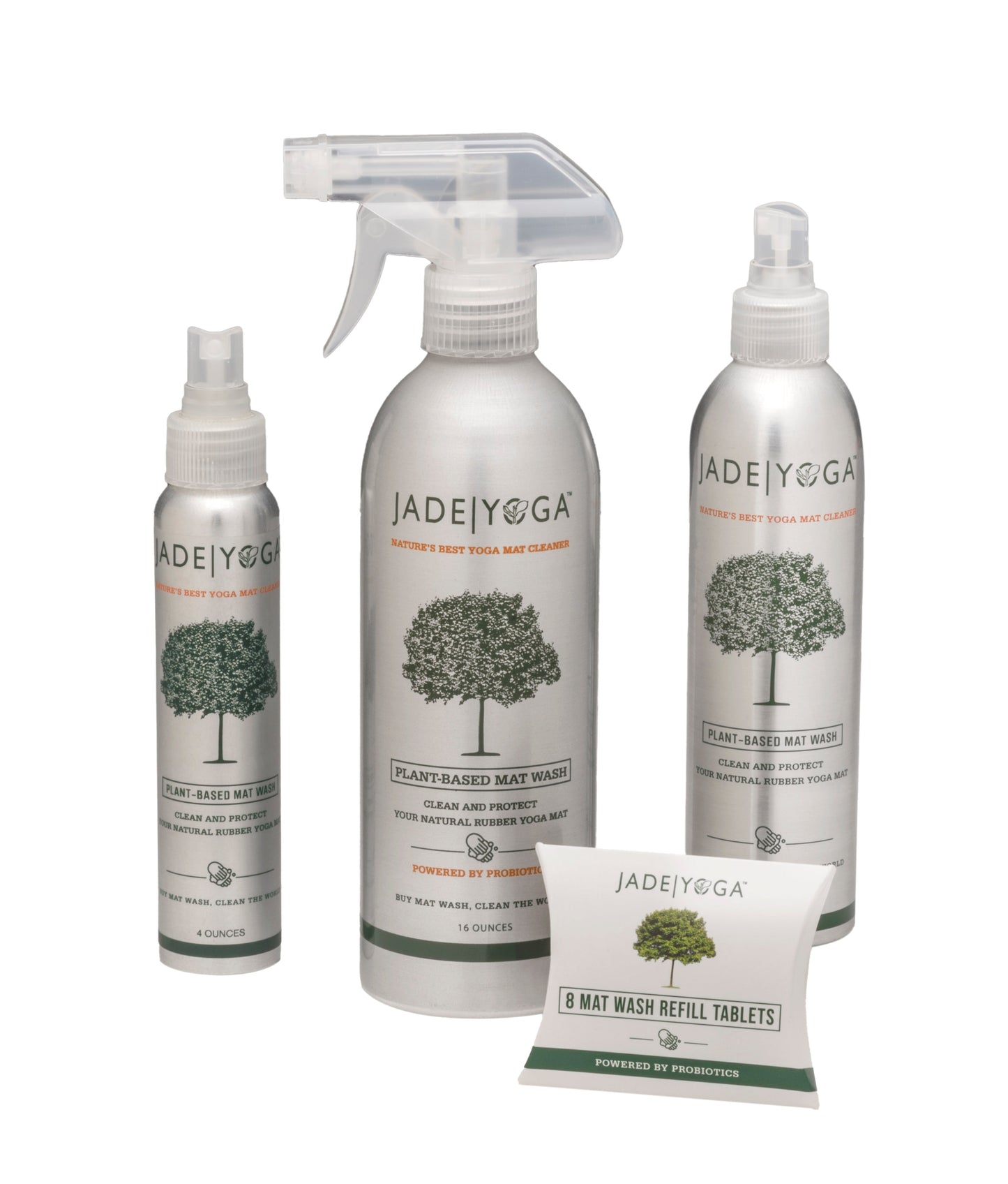 Jade Natural Yoga Mat Cleaner Collection