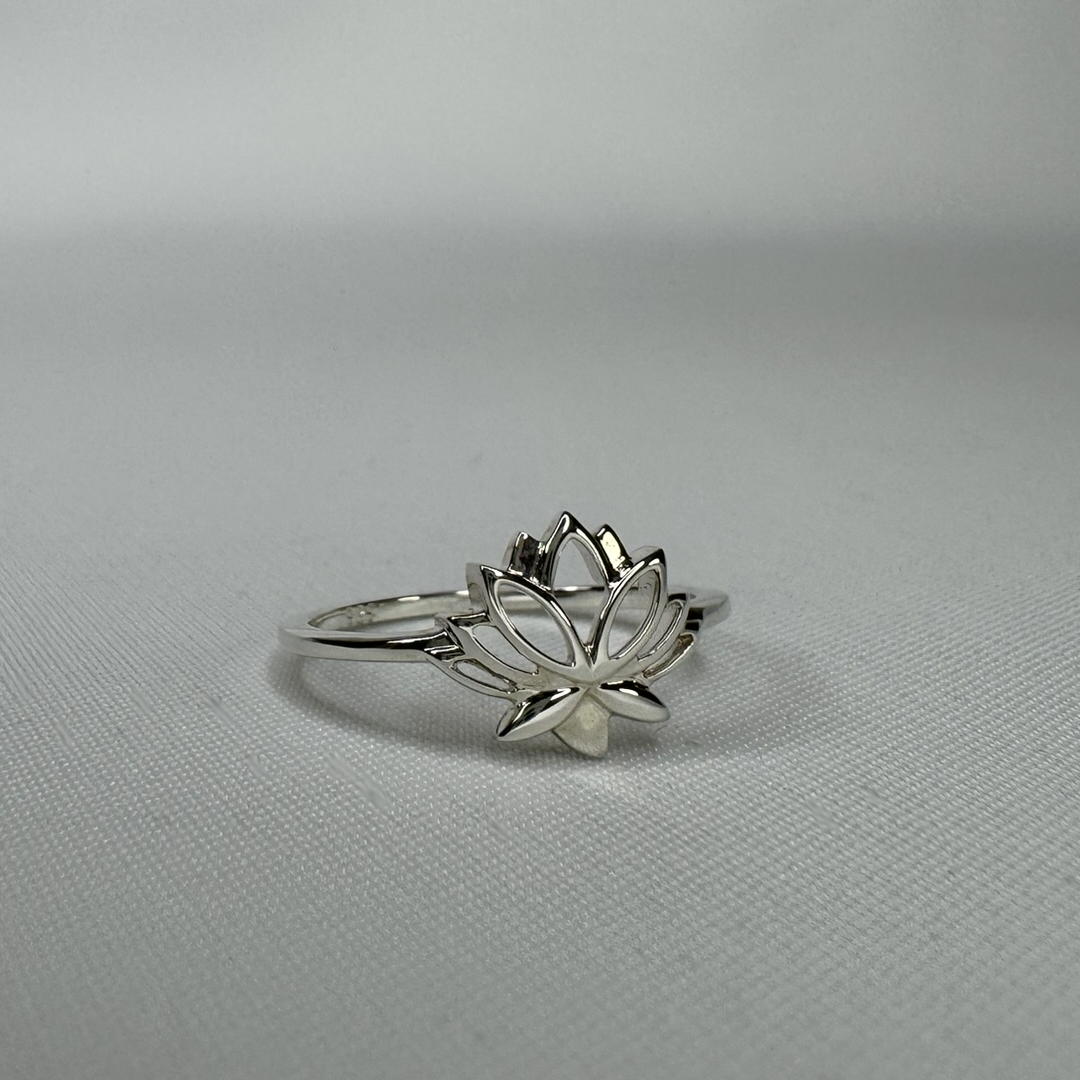 Lotus Sterling Silver Ring