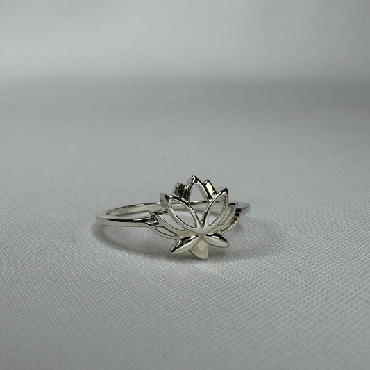 Lotus Sterling Silver Ring