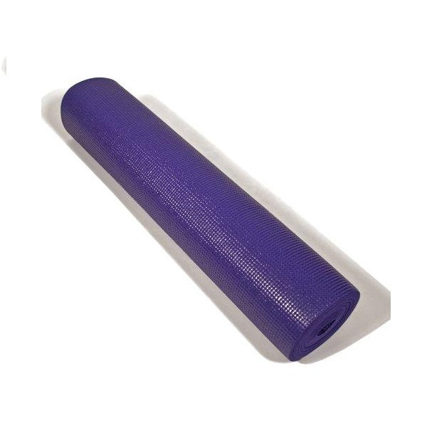 OMSutra Studio Yoga Mat 6mm Deluxe Purple Rolled