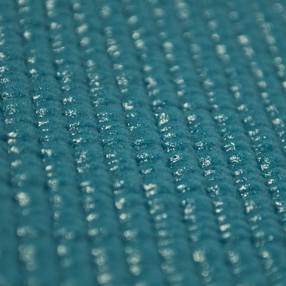 OMSutra Studio Yoga Mat 6mm Deluxe Teal Close Up