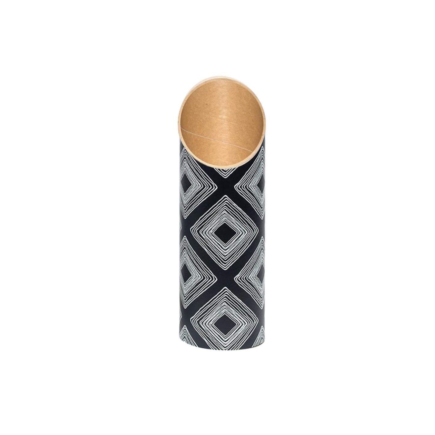 Rhombi Yoga Mat Storage Tube Black