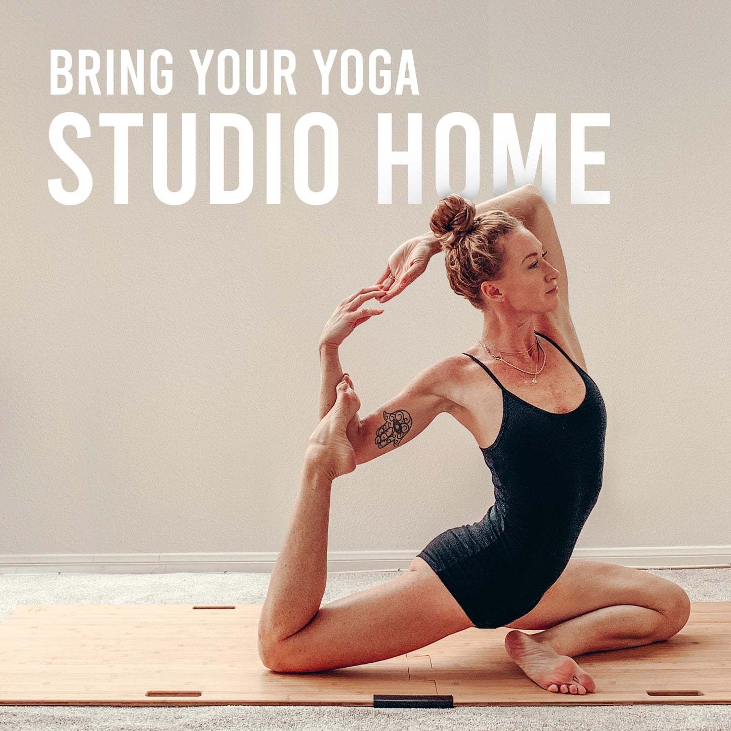 Bamboo Root Board | Yoga Mat Surface