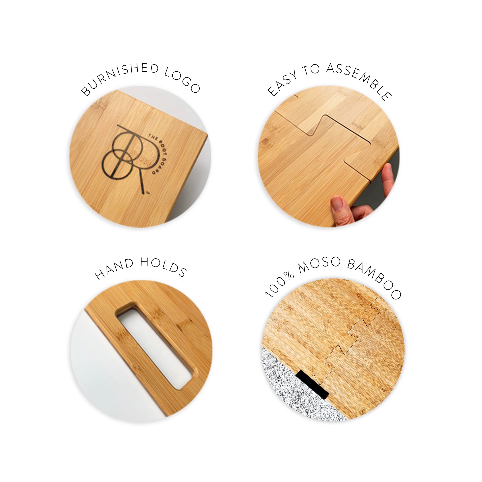 Bamboo Root Board | Yoga Mat Surface Details