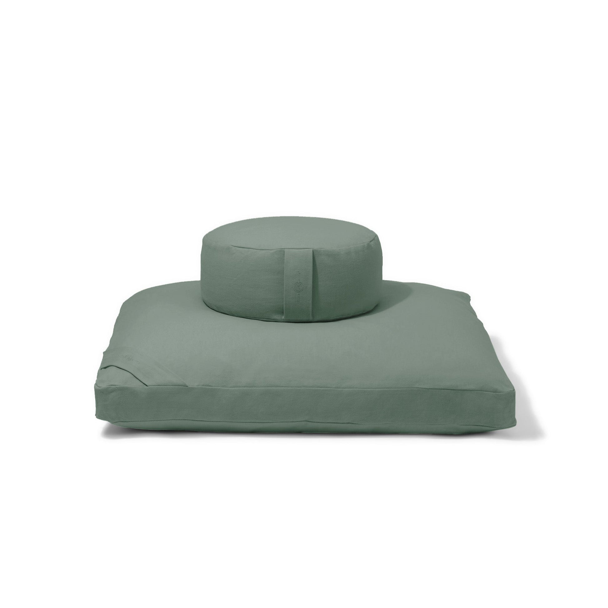 Seafoam Organic Meditation Cushion Set