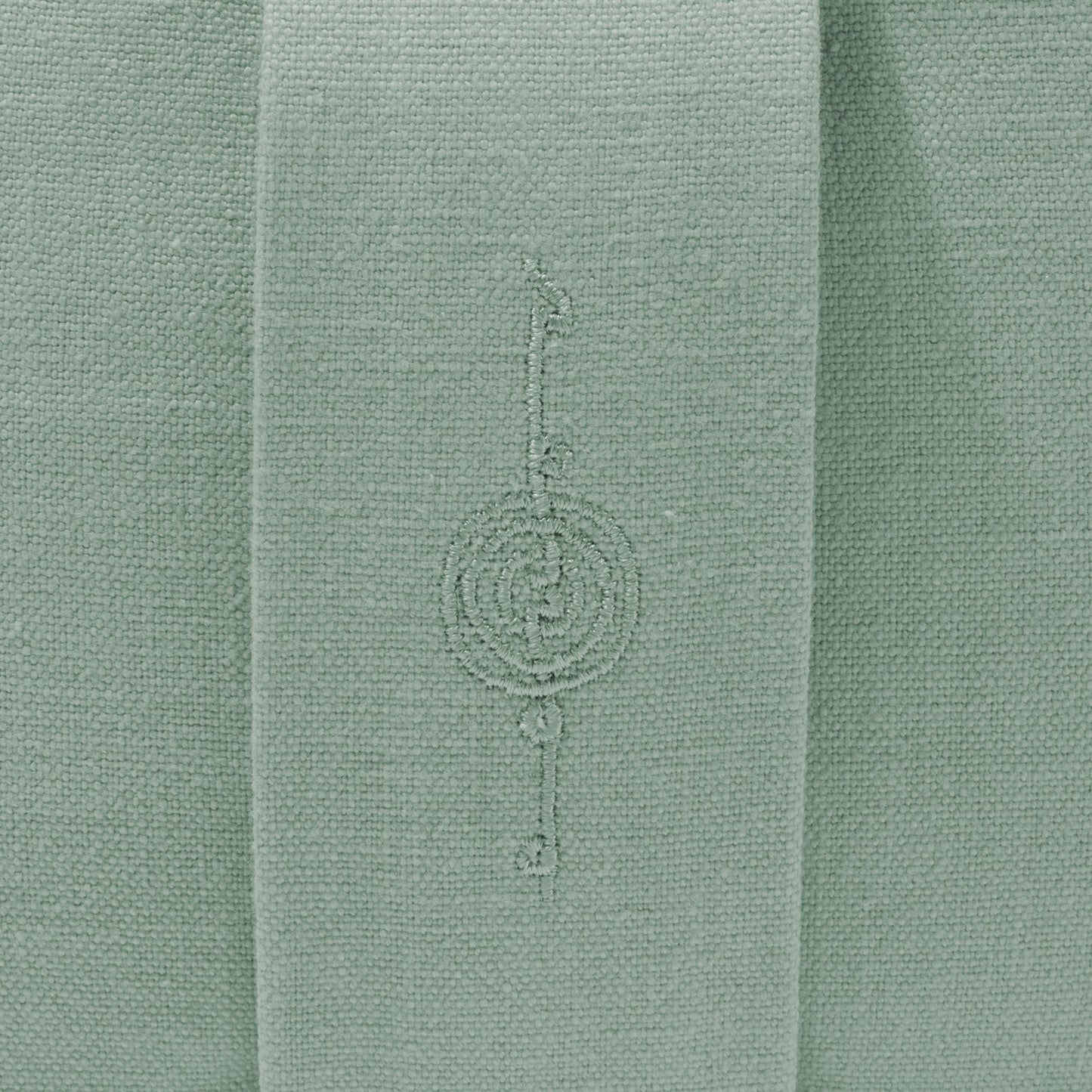 Seafoam Organic Meditation Cushion Set Texture