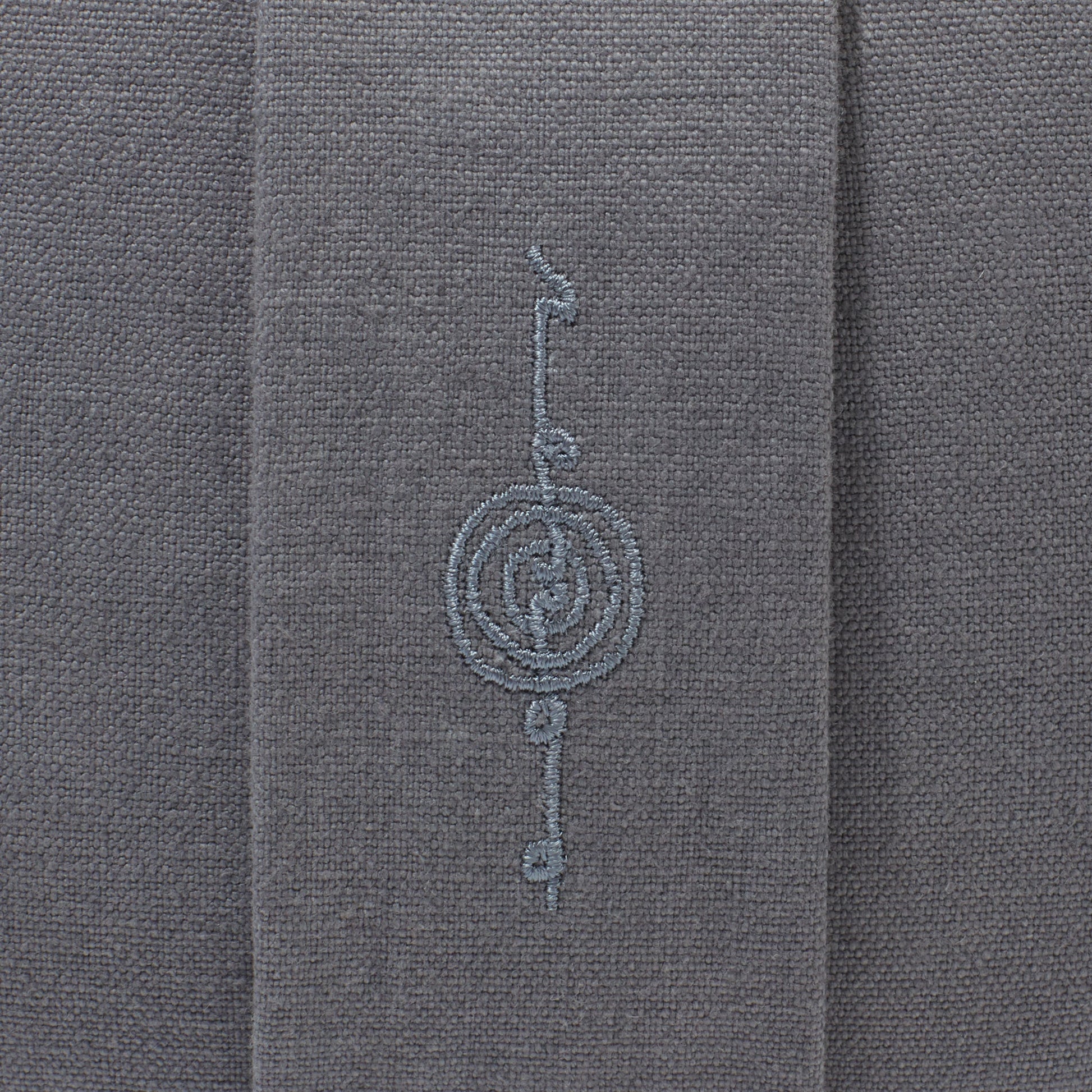 Slate Organic Meditation Cushion Set Texture