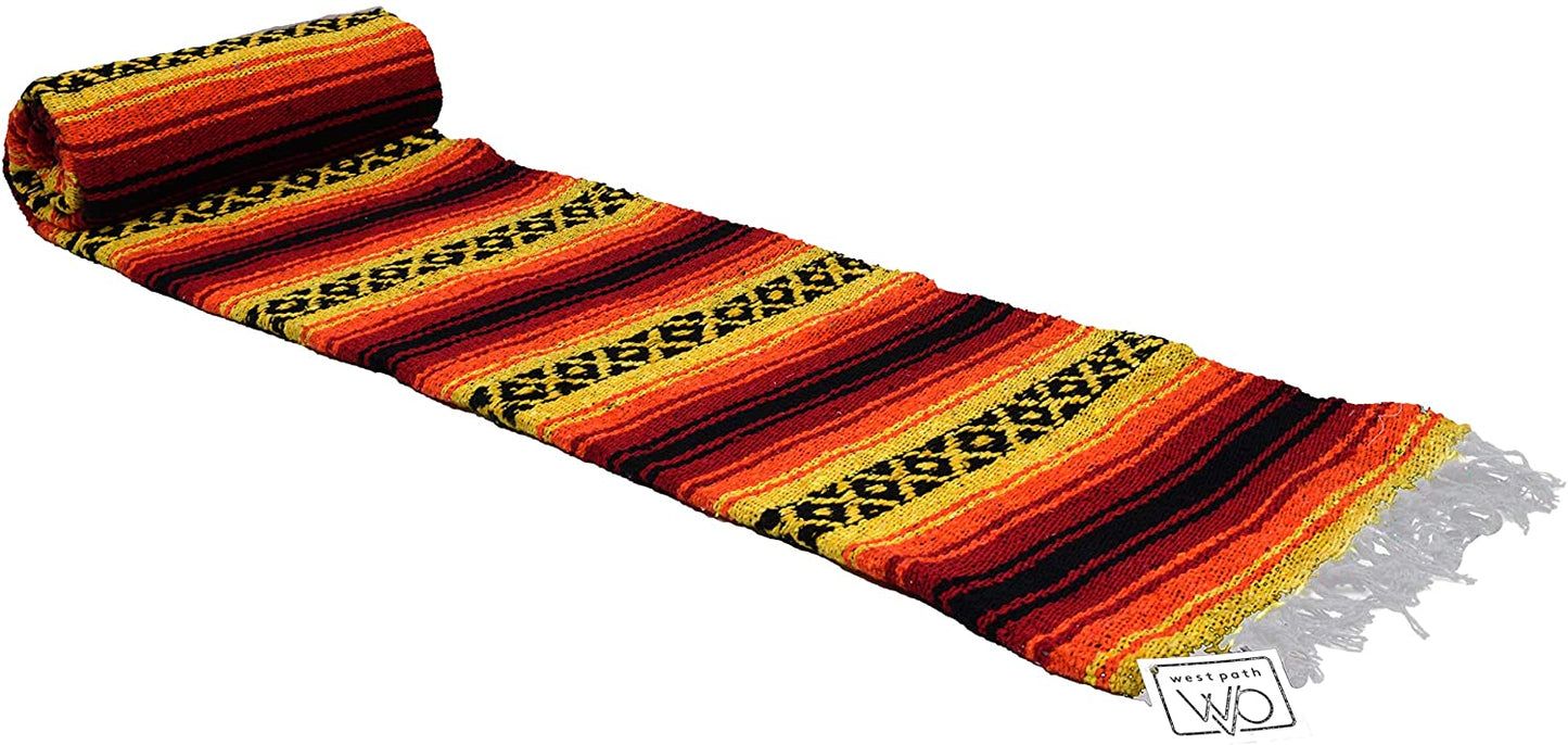 Sunfire Falsa Yoga Blanket Rolled Out