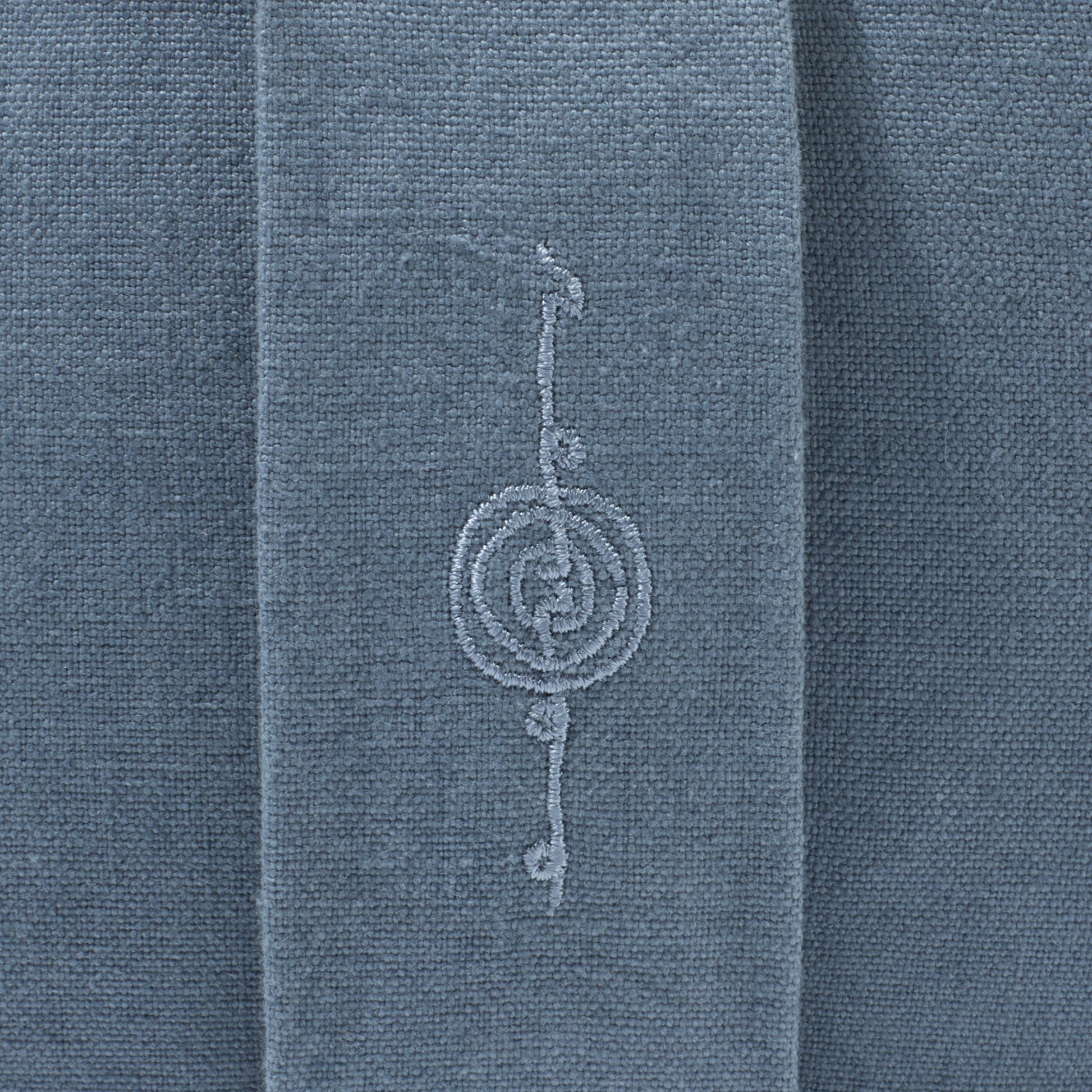 Teal Organic Meditation Cushion Set Texture