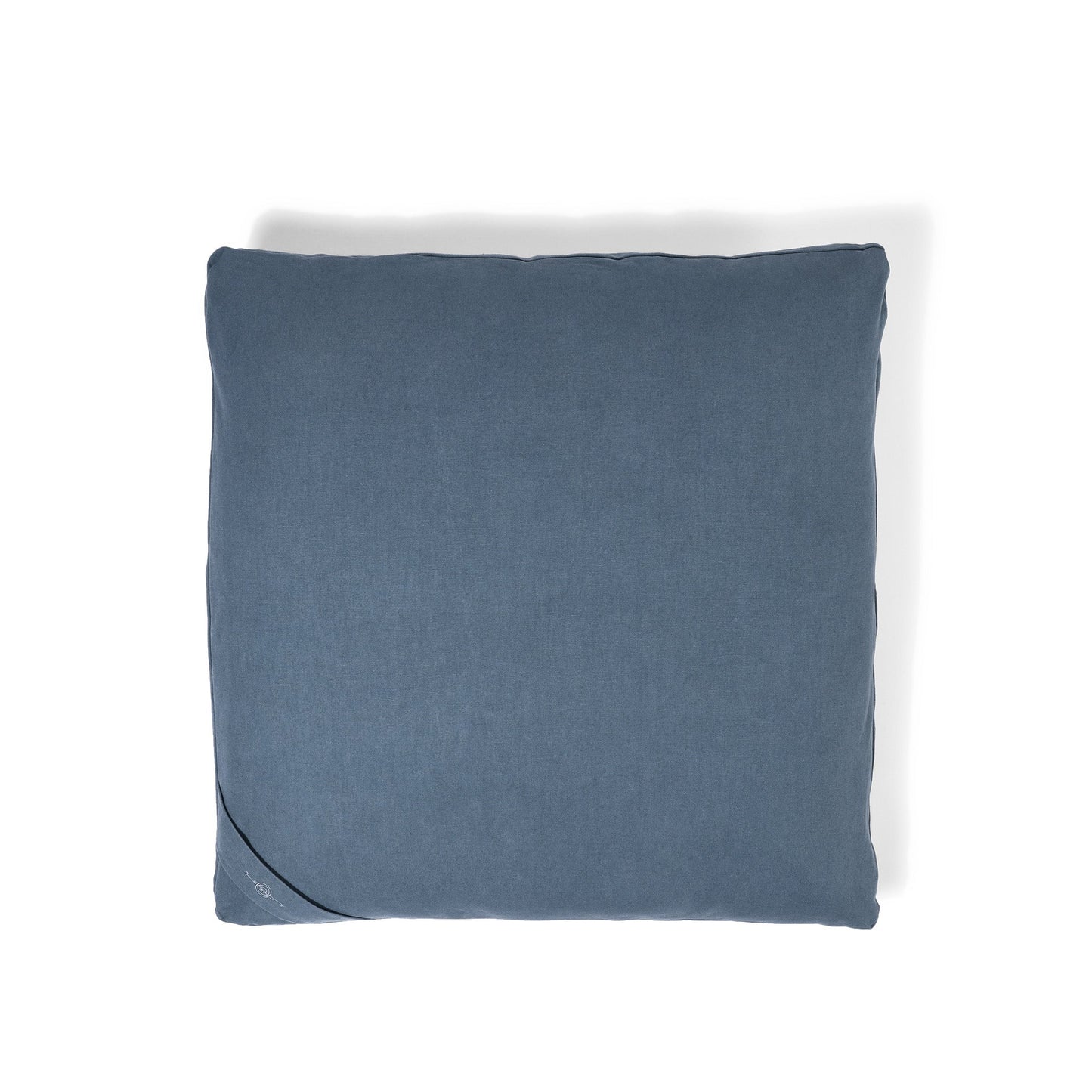 Teal Organic Meditation Cushion Set Zabuton Top