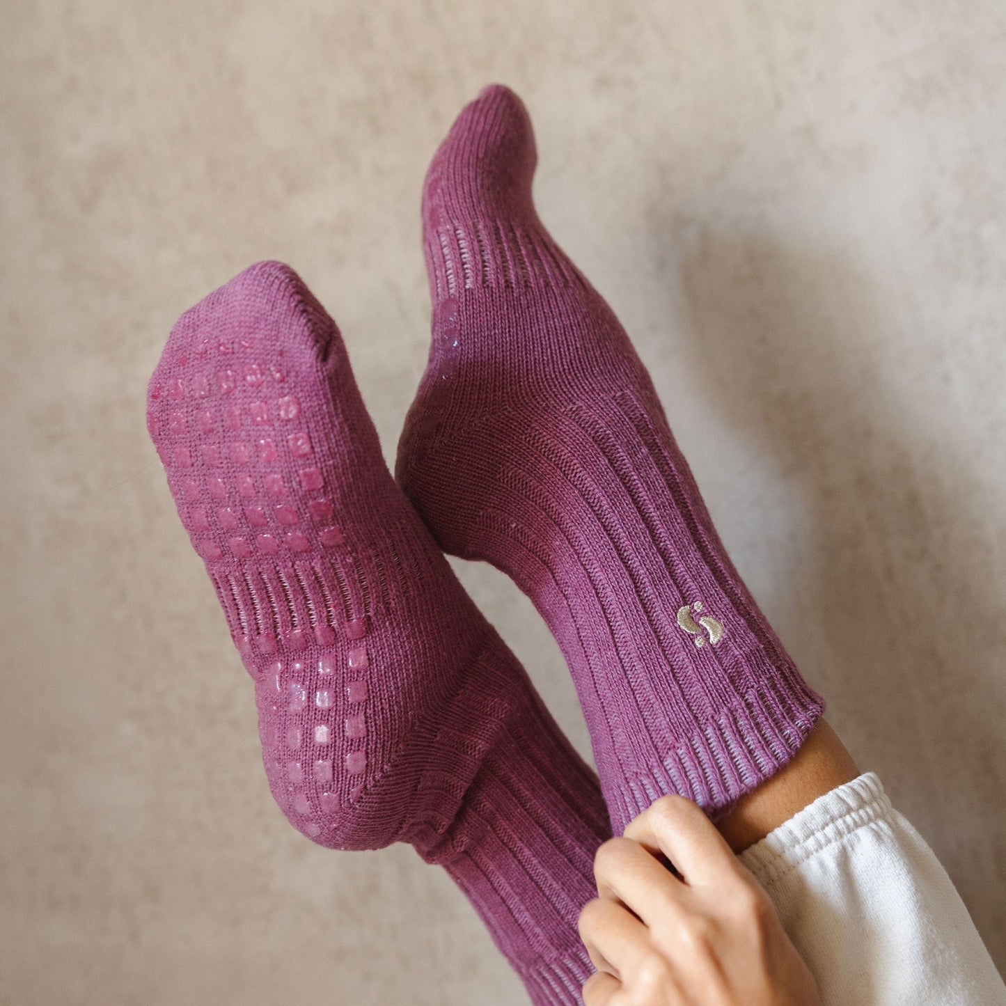 Viola Yoga Socks – Merino Wool (1 pair)