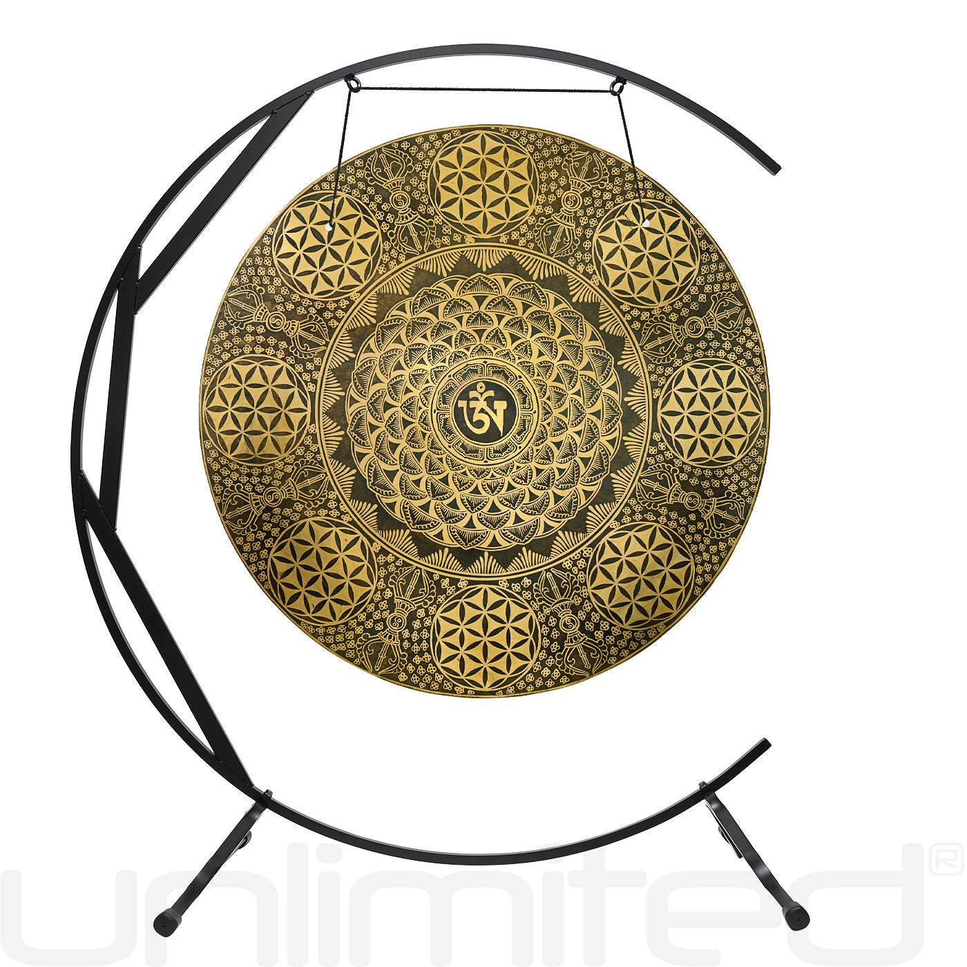 24" Bountiful Spirit Gongs on Stands Bountiful