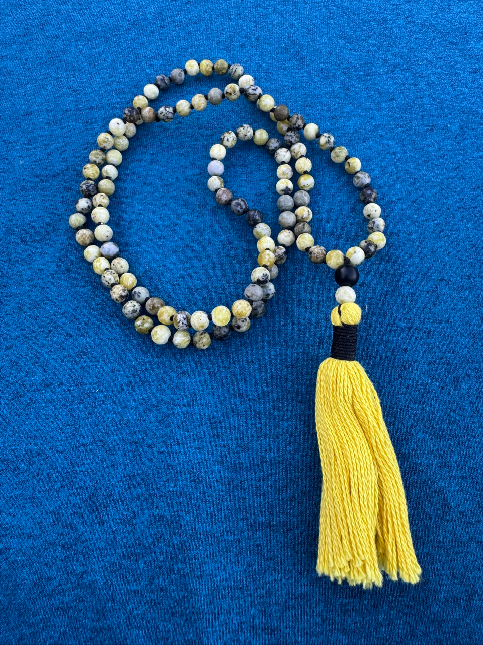 Yellow Turquoise 6mm Mala Prayer Beads