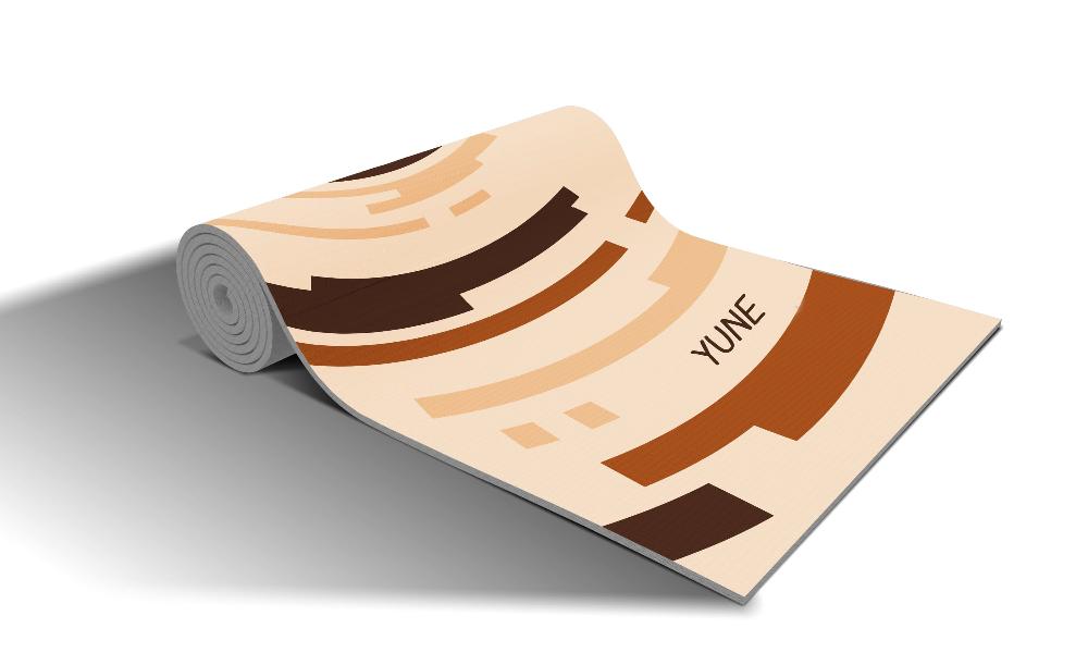 Yune ER68 Yoga Mat Rolled