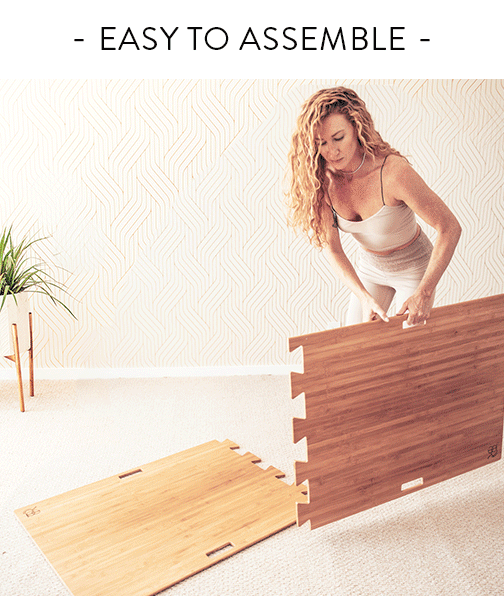 Bamboo Root Board | Yoga Mat Surface