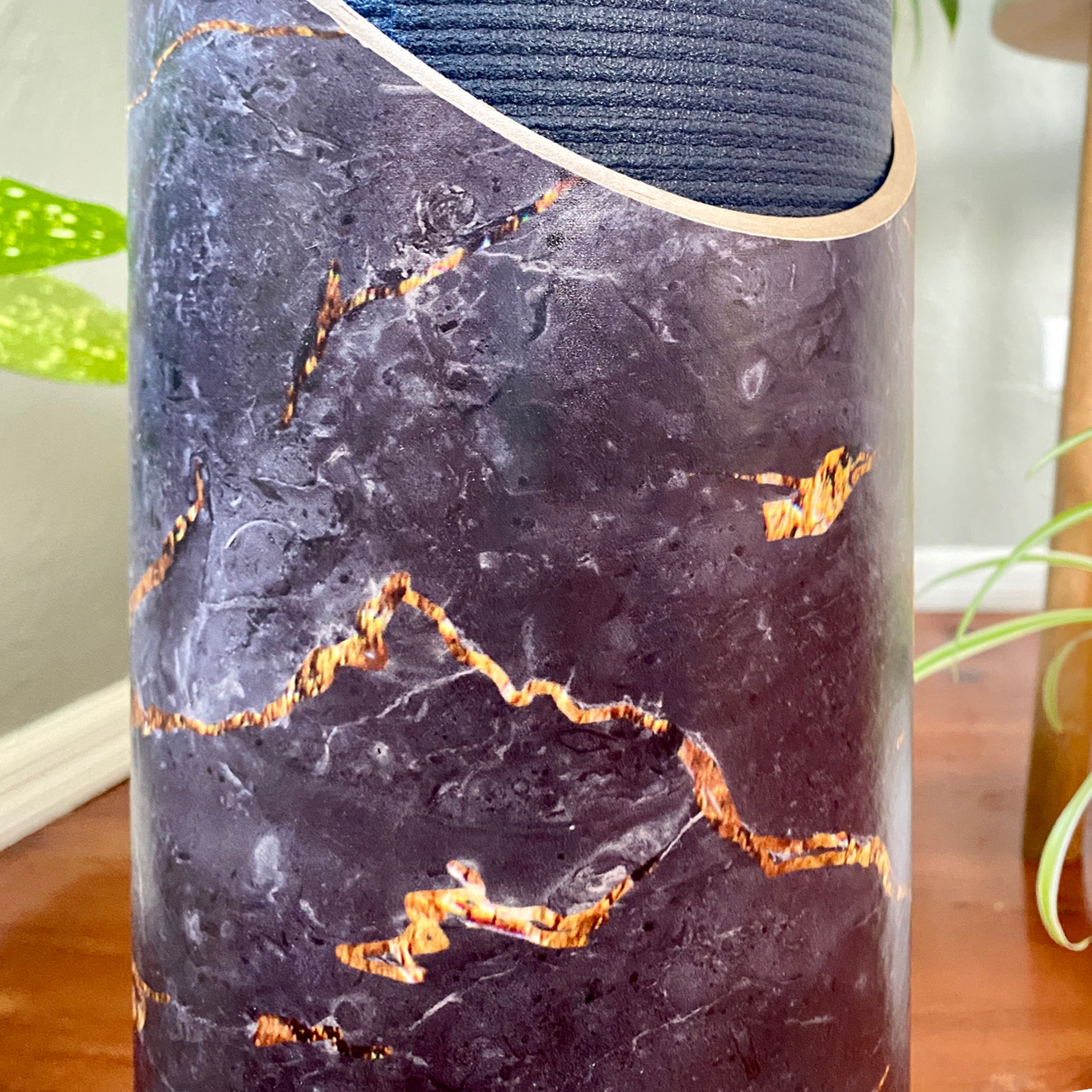 Indigold Yoga Mat Storage Tube Closeup