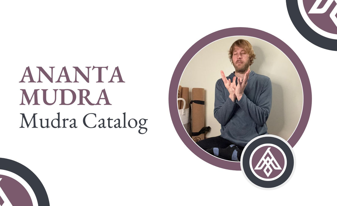 Ananta Mudra in Seated Meditation Pose for Asivana Yoga Mudra Catalog by Jack Utermoehl