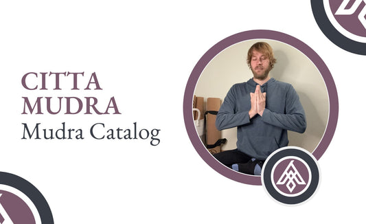 Citta Mudra in Seated Meditation Pose for Asivana Yoga Mudra Catalog by Jack Utermoehl