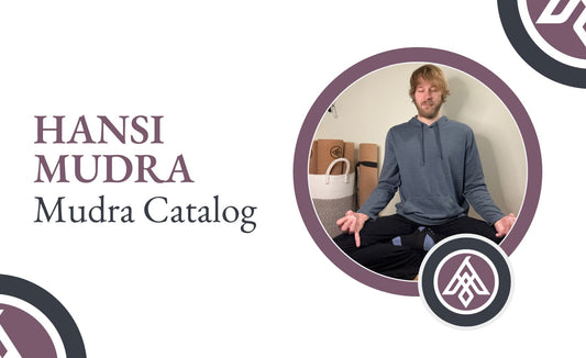 Hansi Mudra in Seated Meditation Pose for Asivana Yoga Mudra Catalog by Jack Utermoehl