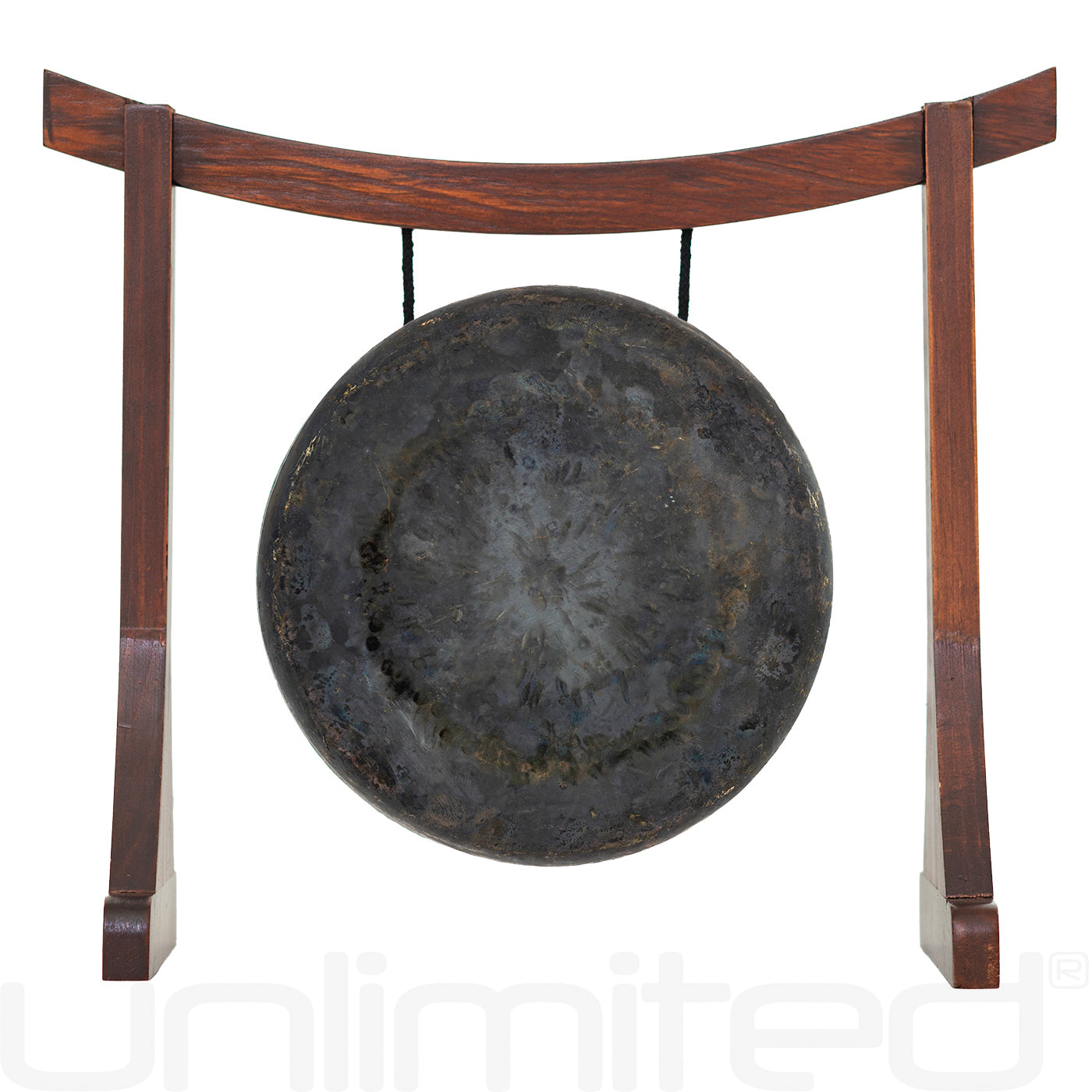 7” Gongs on Lifting Buddha Stand - Brown Mother Tesla