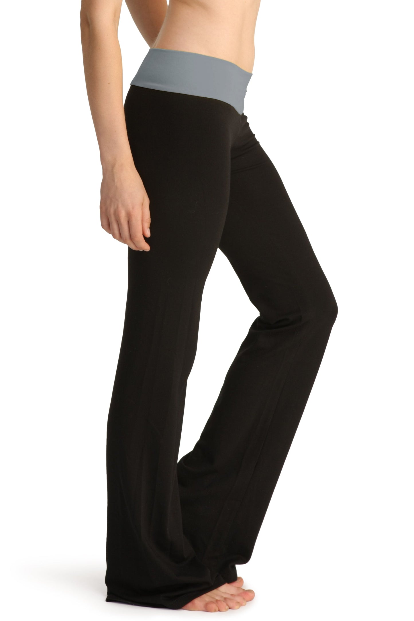 The Classic Women's Yoga Pants Grey Side