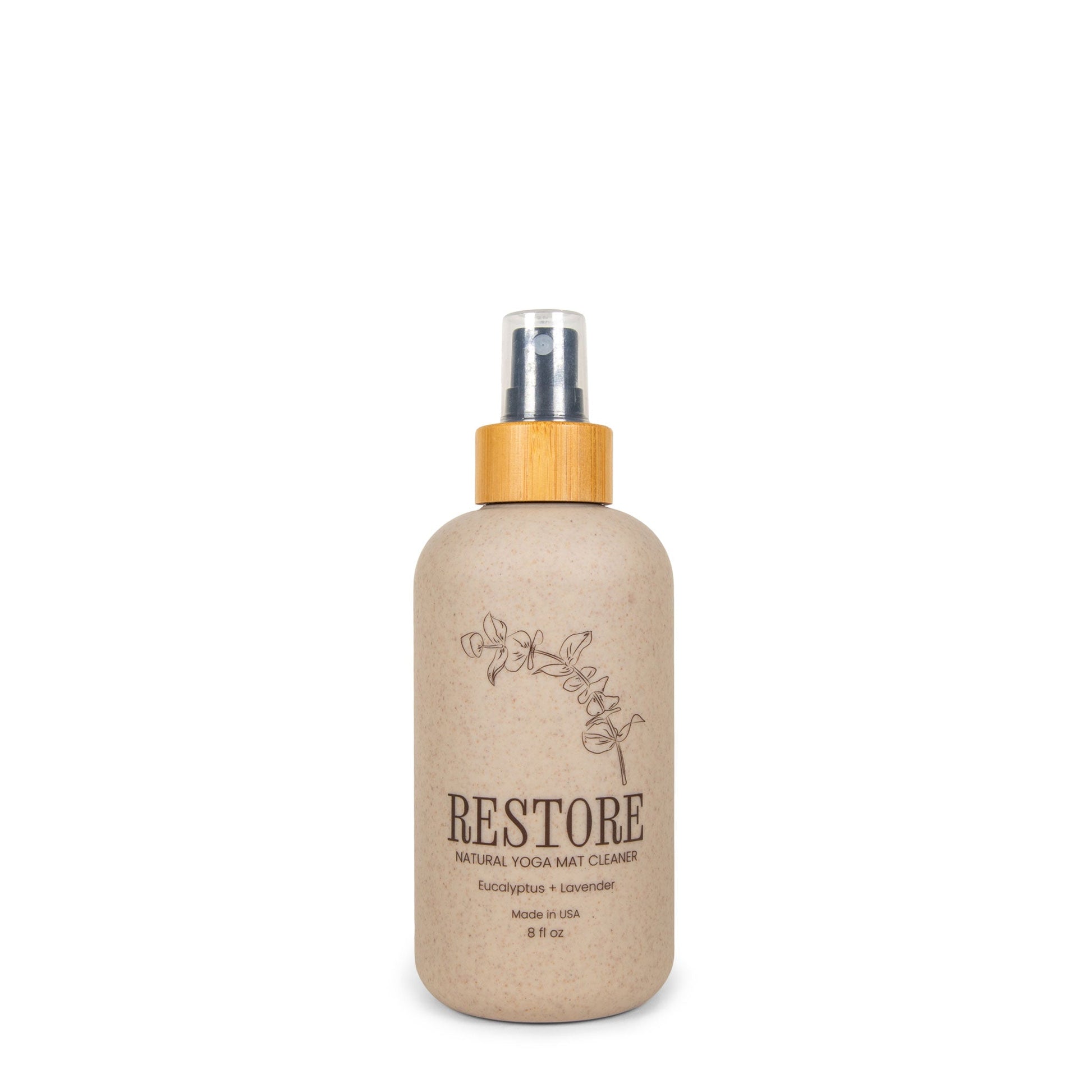 Natural Yoga Mat Cleaner 8oz Restore