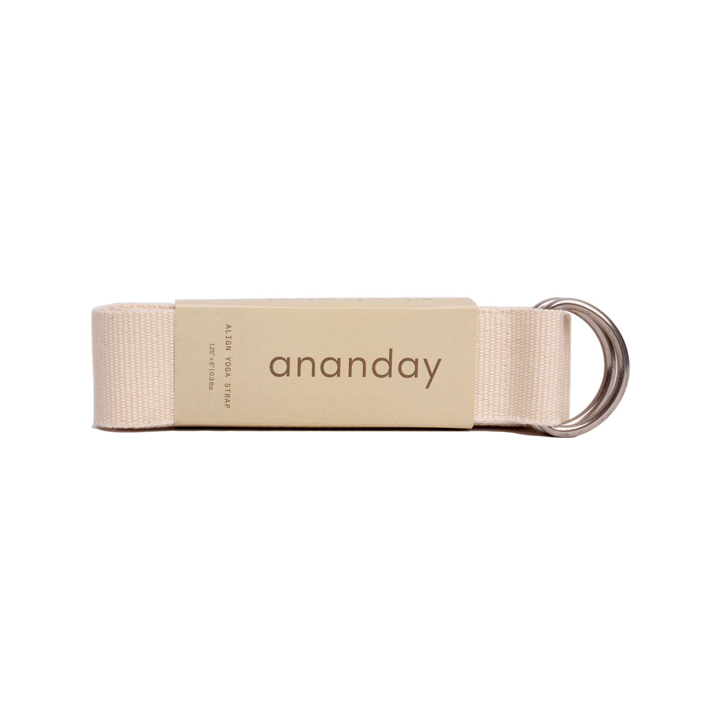 Align 6' Yoga Strap with D-Rings by Ananday