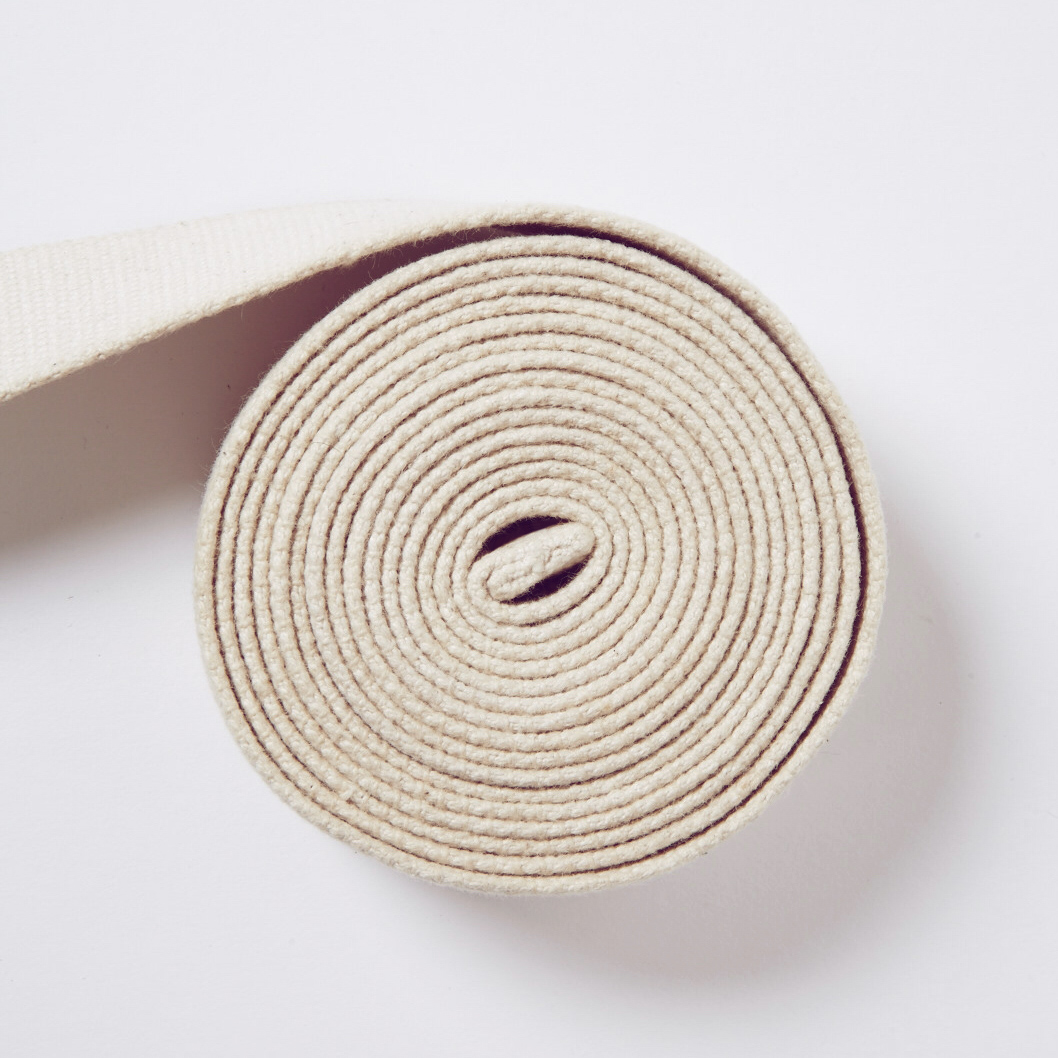 Align 6' Yoga Strap with D-Rings Rolled Up