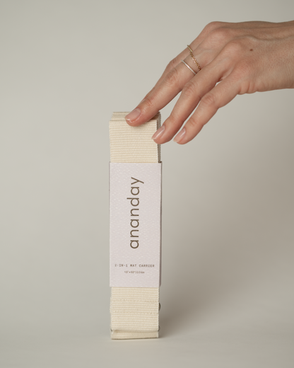 Cork Yoga Mat + 2-in-1 Mat Carrier Duo