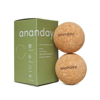 Ananday Cork Massage Ball Set
