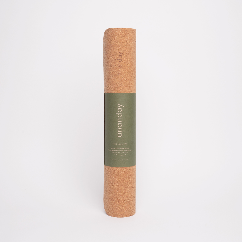 Ground + Stretch Cork Yoga Mat