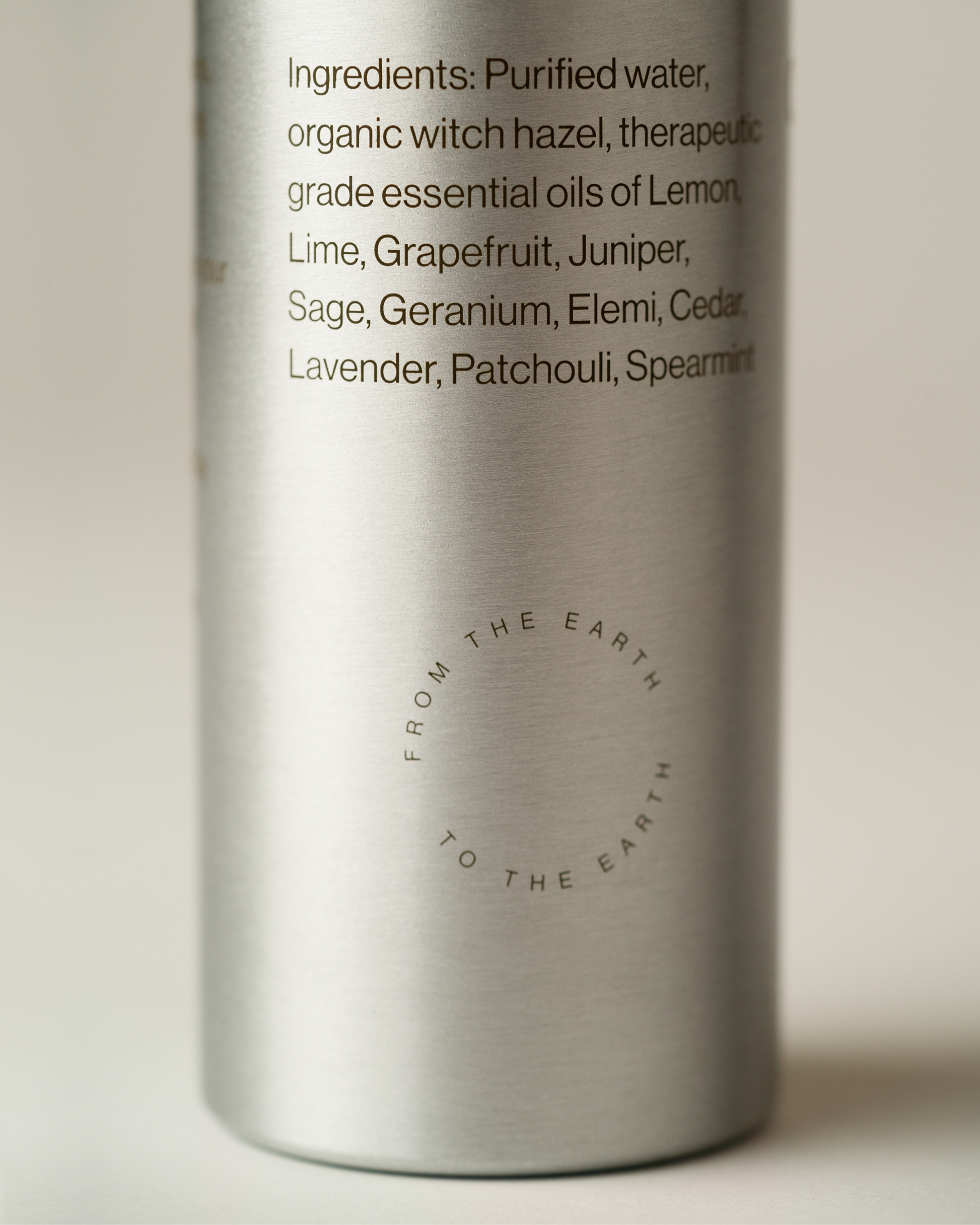 Ground + Cleanse Cleaner Spray Bottle Closeup