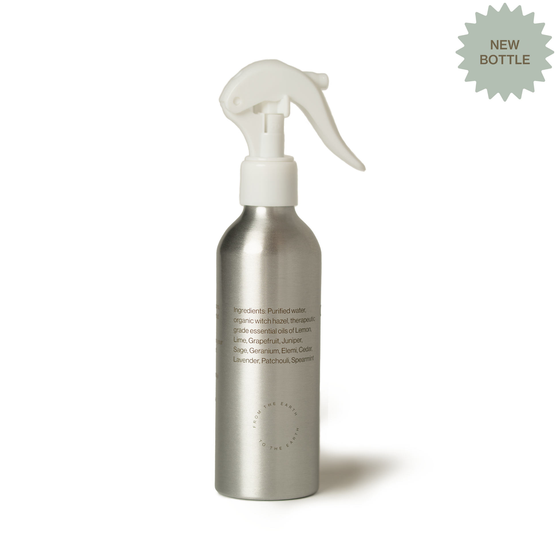 Sage & Citrus Salutation Spray Bottle Backside