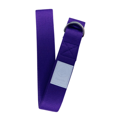 Asivana Odyssey Yoga Strap 8ft Amethyst Yoga Belt