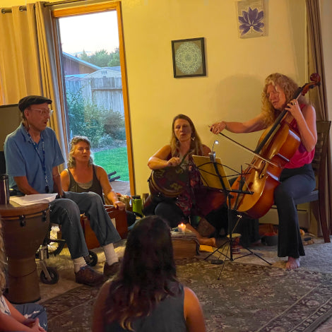 Bhakti House Teachers the Heart String Kirtan Band