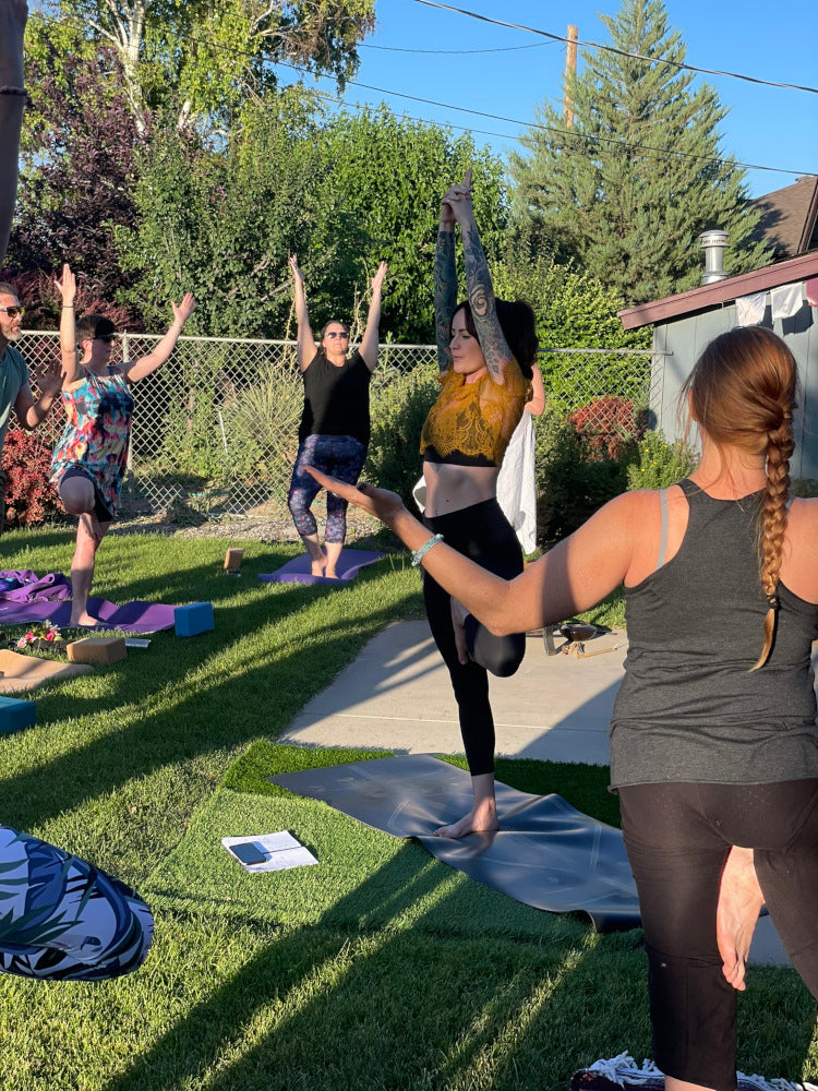 Bhakti House Yoga Studio Summer Solstice Gathering Yoga slow flow tree