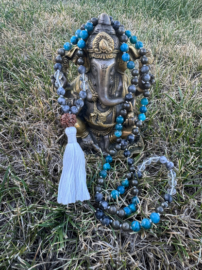 So Hum - 8mm Handcrafted Mala on Ganesha