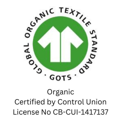 Blue & Grey Organic Yoga Mat Bag GOTS Certified