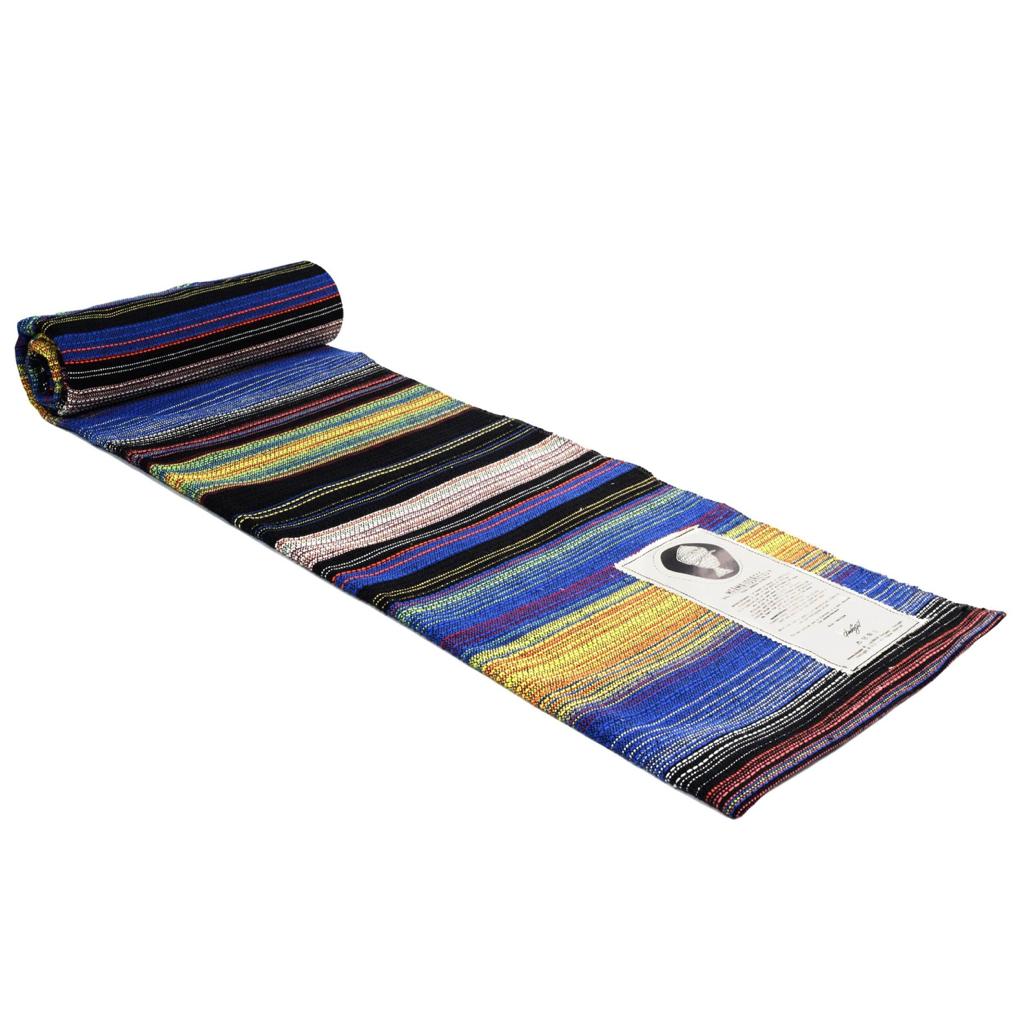 Blue Ocean Povoa Yoga Blanket Rolled Out